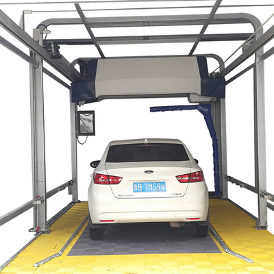 STEEL FRAME single arm touchless 360 car wash equipment